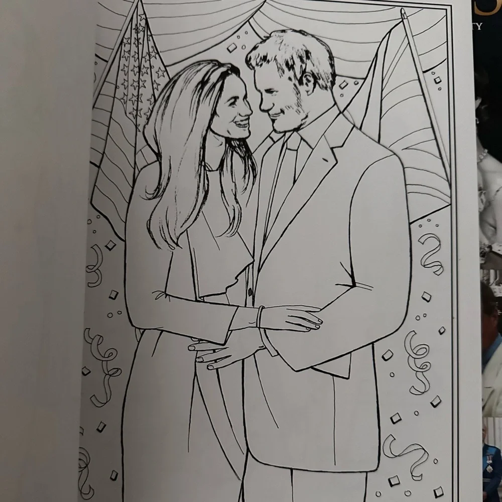 Harry and Meghan Coloring book and Paper Dolls - Picture 5 of 5